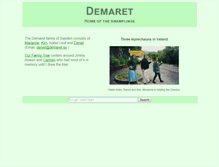 Tablet Screenshot of demaret.se